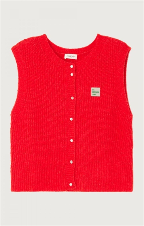 AMERICAN VINTAGE EAST19M CARDIGAN CHILI PEPPER MELANGE